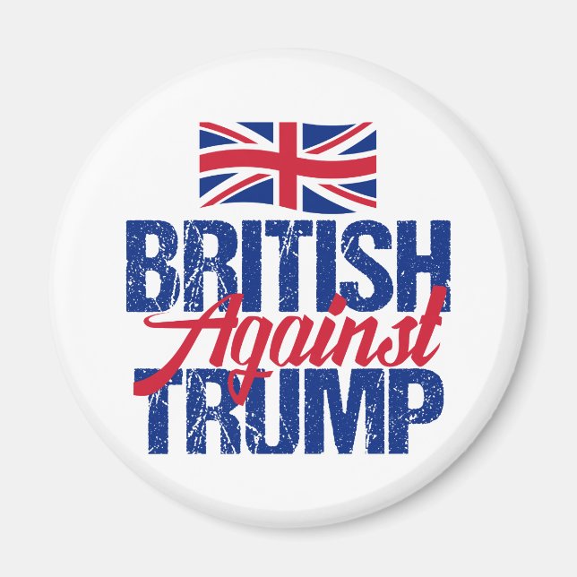 British Against Trump Magnet (Front)