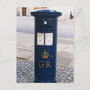 British Air Mail  Pillar Box Postcard