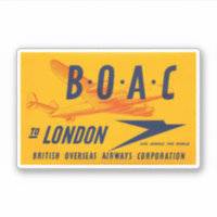 British Airways Aviation Sticker