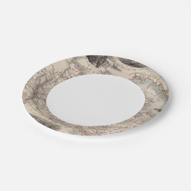 British America 2 Paper Plate (Angled)