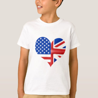 British American Heart T-Shirt