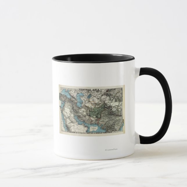 British and Russian Territories of Afghanistan Mug (Right)