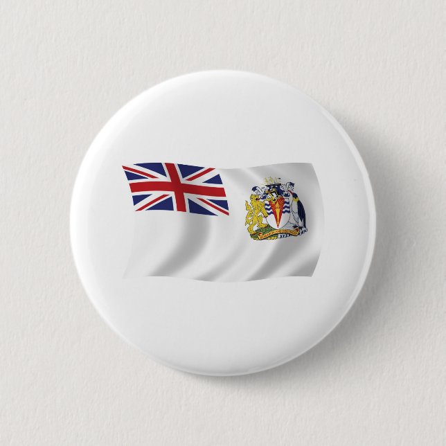 British Antarctic Flag Button (Front)