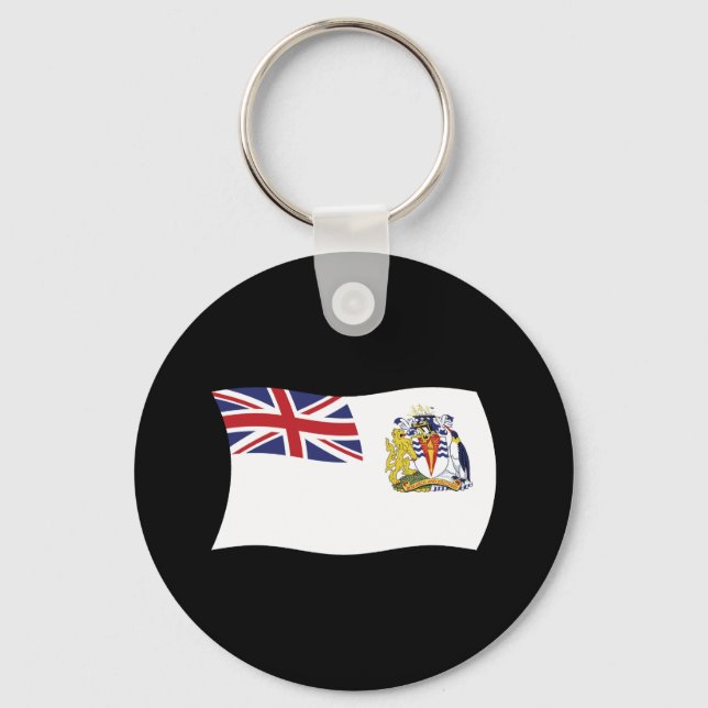 British Antarctic Flag Keychain (Front)