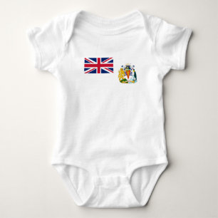 British Antarctic Territory Flag Baby Bodysuit