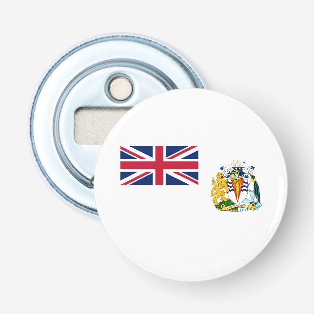 British Antarctic Territory Flag Bottle Opener (Front)