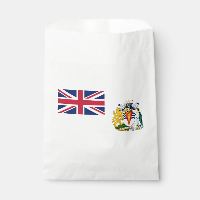British Antarctic Territory Flag Favour Bags (Front)