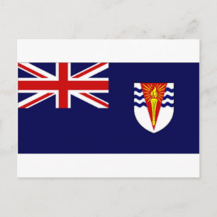 British Antarctic Territory Flag Postcard
