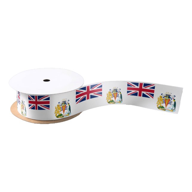 British Antarctic Territory Flag Satin Ribbon (Spool)