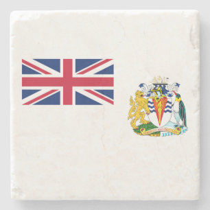 British Antarctic Territory Flag Stone Coaster