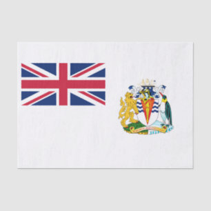British Antarctic Territory Flag Tissue Paper