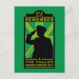 British Armed Forces Day Postcard
