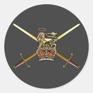 British Army Classic Round Sticker