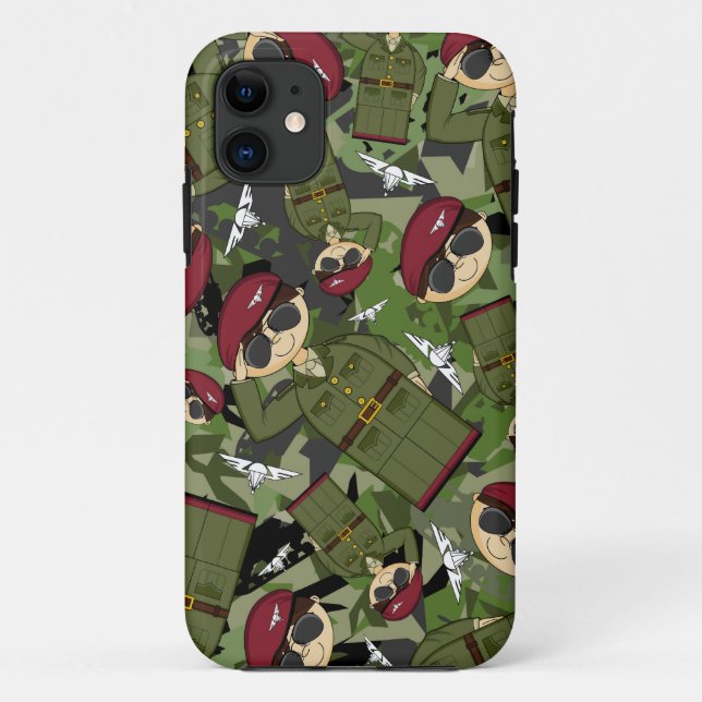British Army Soldier iphone Case (Back)