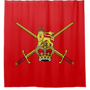 British Army (UK Military) Shower Curtain