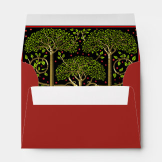 British Arts and Crafts Christmas - Personalised Envelope