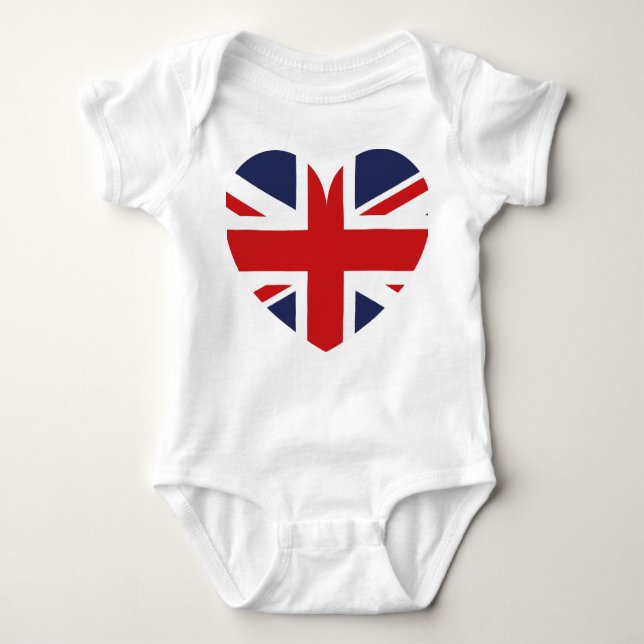 British baby one piece baby bodysuit (Front)