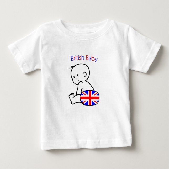 British Baby T-Shirt (Front)