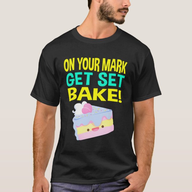British Baking Show Baking S Get Set Bake Off T-Shirt (Front)