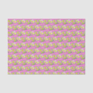 British Battenberg Marzipan Sponge Cake Bakery Tissue Paper