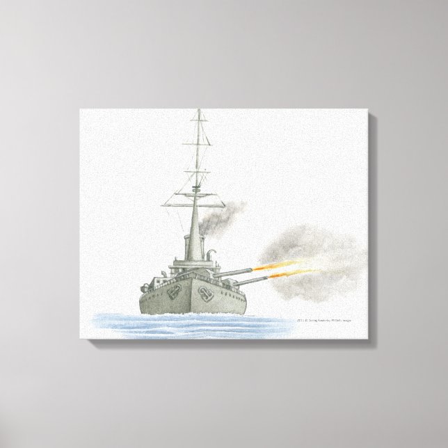 British battle cruiser canvas print (Front)