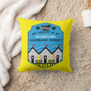 British Beach Hut Gifts And Decor Cushion