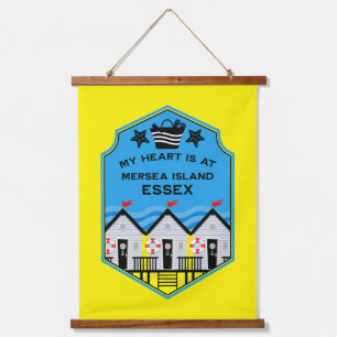 British Beach Hut Gifts And Decor Hanging Tapestry