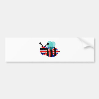 british bee bumper sticker
