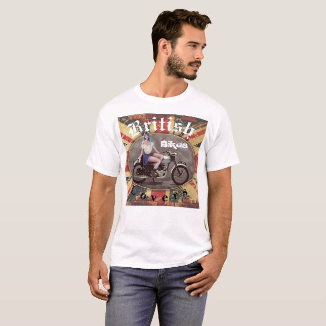British bikes lovers T-Shirt (Front Full)
