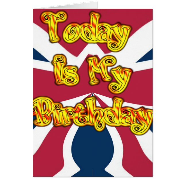 British Birthday Gifts Art Print (Front)