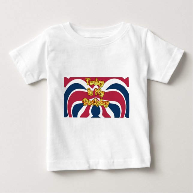 British Birthday Gifts Art Print Baby T-Shirt (Front)