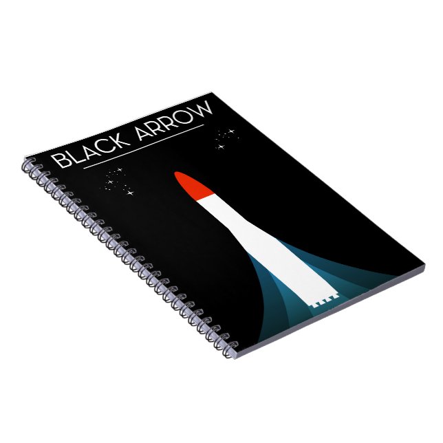 British Black Arrow Rocket Space Art Notebook (Right Side)