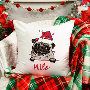 British Bull Dog Personalised Christmas Gift Cushion