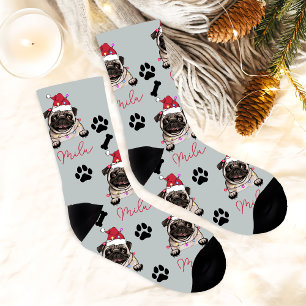 British Bull Dog Personalised Christmas Gift Socks