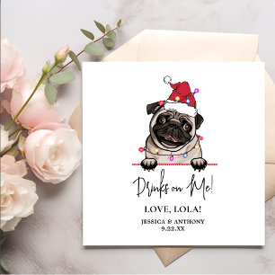 British Bull Dog Personalised Drinks on Me Napkin