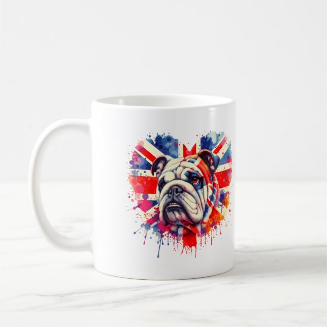 British Bulldog Coffee Mug (Left)