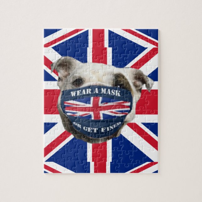 BRITISH BULLDOG JIGSAW PUZZLE (Vertical)