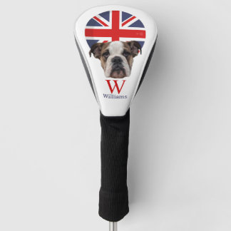 BRITISH BULLDOG Monogram Golf Head Cover