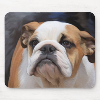 British Bulldog puppy Mouse Pad