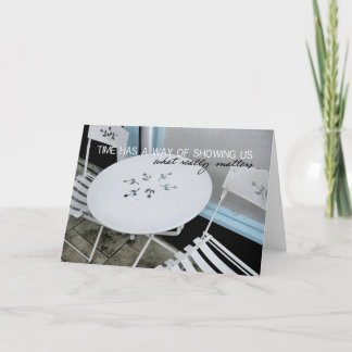 BRITISH CAFE Greeting Card