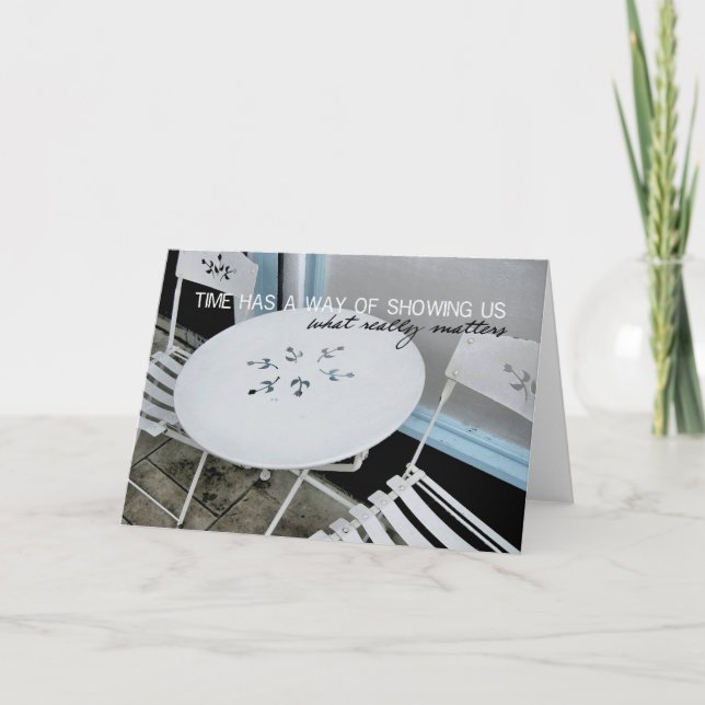 BRITISH CAFE Greeting Card (Front)