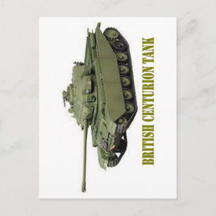 BRITISH CENTURION TANK POSTCARD