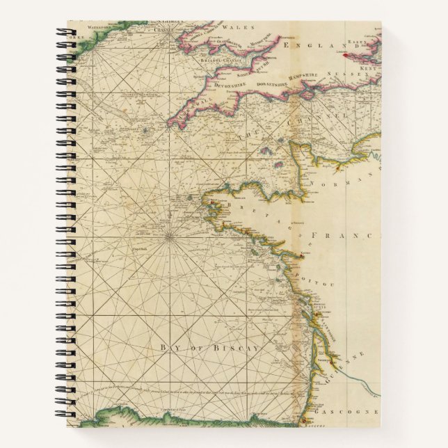 British Channel, Bay of Biscay Notebook (Front)