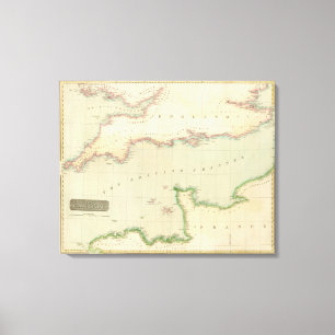 British Channel Canvas Print