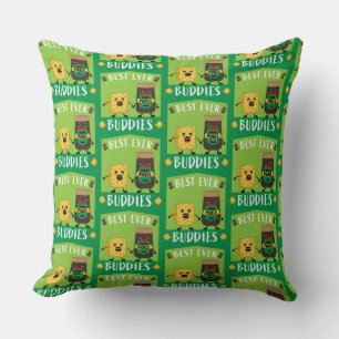 British Cheddar Cheese And Pickle lovers Cushion