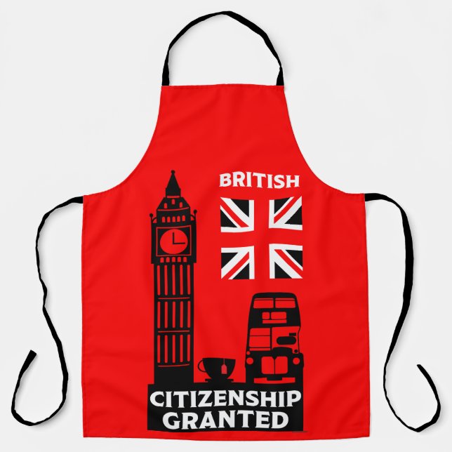 British Citizenship Gifts Apron (Front)