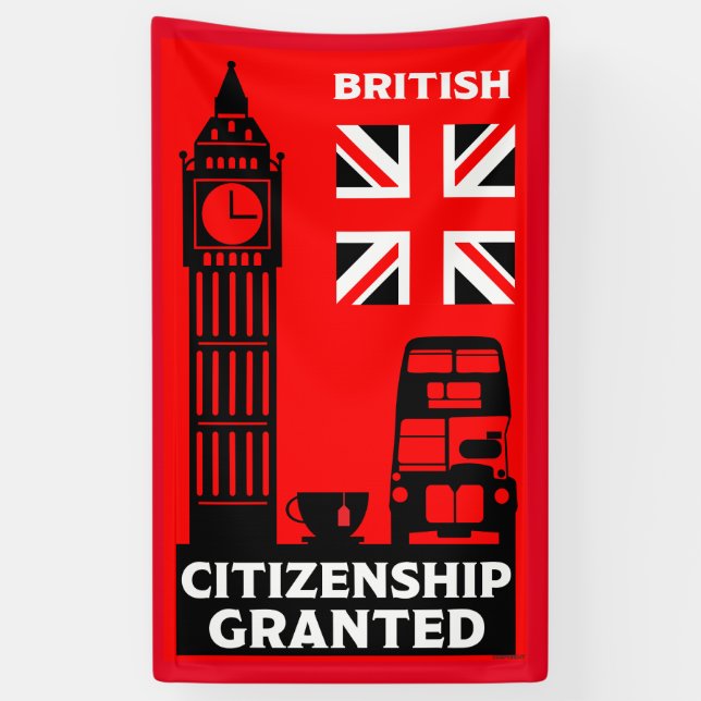 British Citizenship Gifts Banner (Vertical)