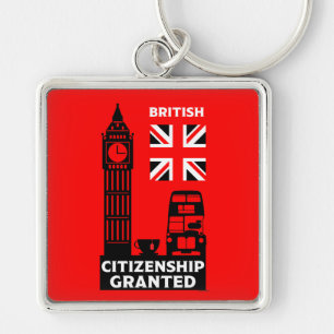 British Citizenship Gifts Key Ring
