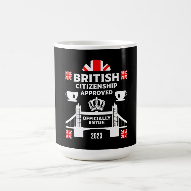 British Citizenship Gifts Magic Mug (Center)