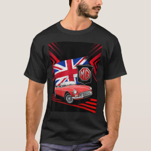 British Classic Sports Car - MG MGB Convertible T-Shirt